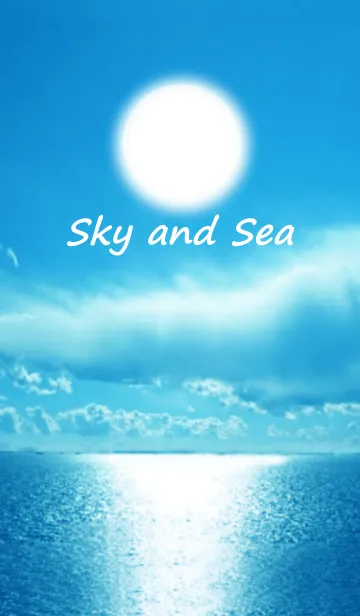 [LINE着せ替え] Fantastic sky and seaの画像1