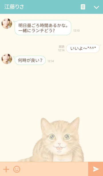 [LINE着せ替え] リアルなねこの着せかえvol.01の画像3