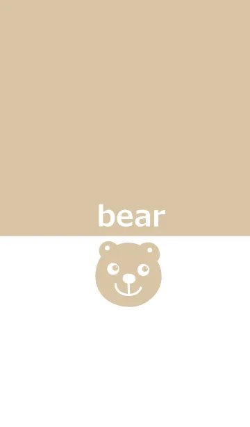 [LINE着せ替え] ツートンカラーとクマさん2の画像1