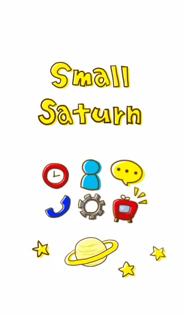 [LINE着せ替え] Small Saturnの画像1