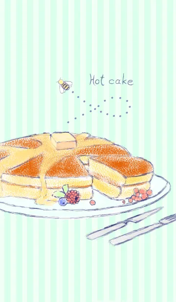 [LINE着せ替え] Hot cakeの画像1