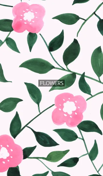 [LINE着せ替え] water color flowers_225の画像1