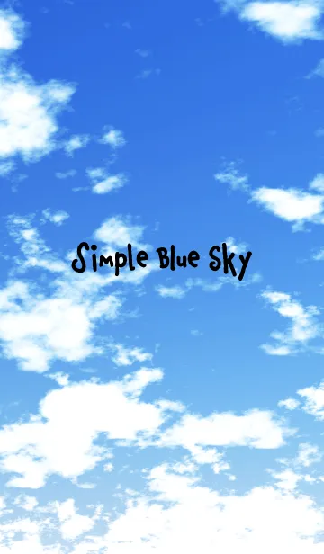 [LINE着せ替え] Simple Blue Skyの画像1