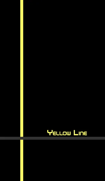 [LINE着せ替え] イエローラインの画像1