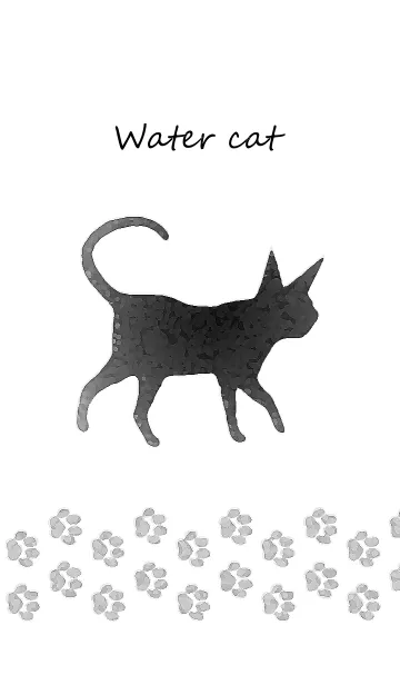 [LINE着せ替え] Water catの画像1