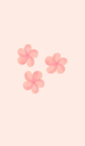 [LINE着せ替え] Lovely P I N K painted tropical flowerの画像1