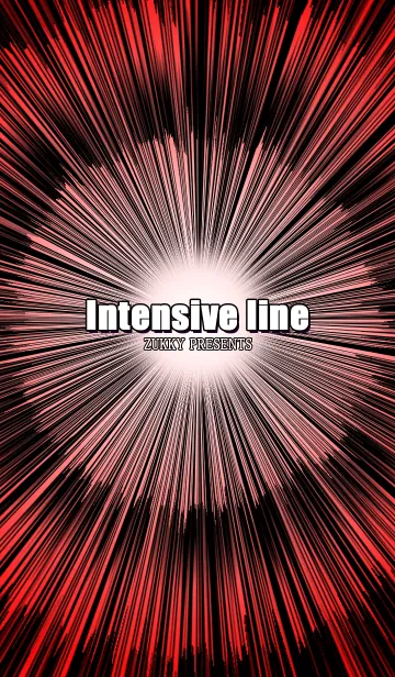 [LINE着せ替え] Intensive line REDの画像1