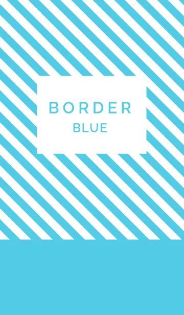 [LINE着せ替え] -BORDER- BLUEの画像1