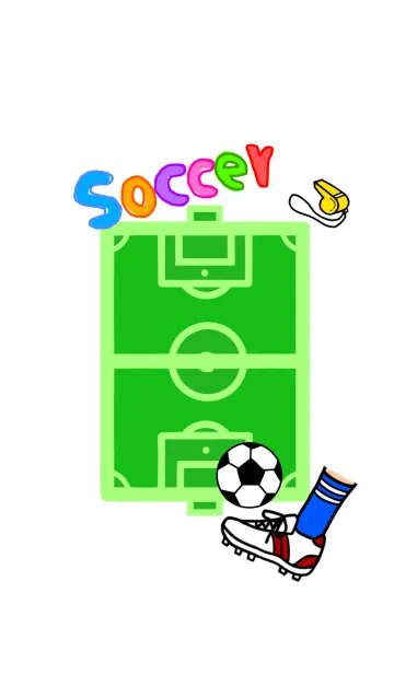 [LINE着せ替え] Love soccer！の画像1