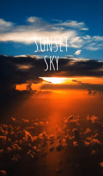 [LINE着せ替え] SUNSET SKYの画像1