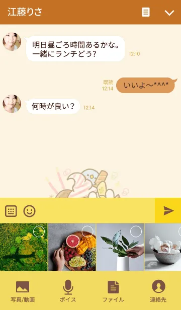 [LINE着せ替え] うさひな with ぺんぺん 15の画像4