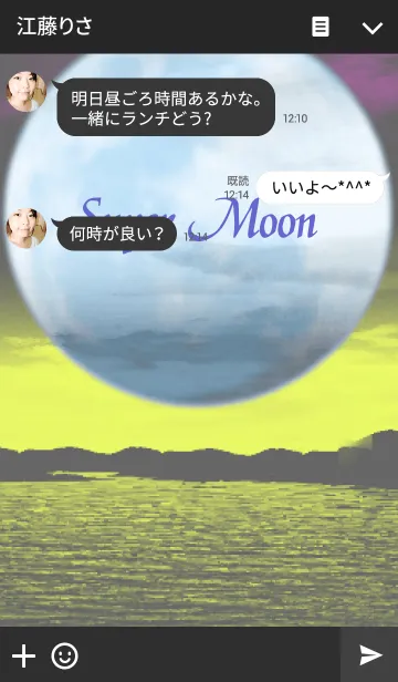 [LINE着せ替え] SUPER MOON 3の画像3