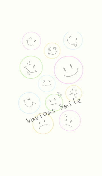 [LINE着せ替え] Various Smileの画像1