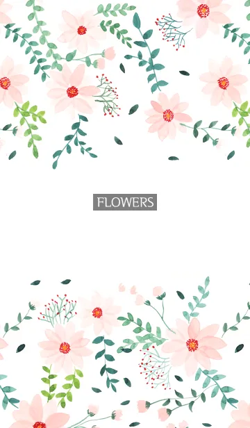 [LINE着せ替え] water color flowers_232の画像1