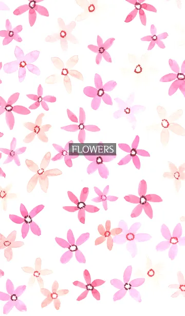 [LINE着せ替え] water color flowers_237の画像1