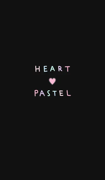 [LINE着せ替え] ハート pastelの画像1