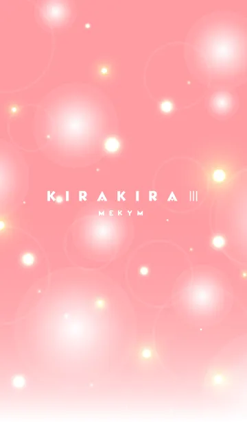 [LINE着せ替え] K I R A K I R A -PINK-の画像1