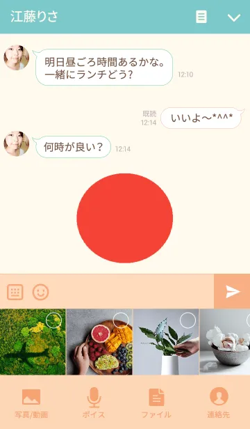 [LINE着せ替え] JAPAN FIGHTの画像4