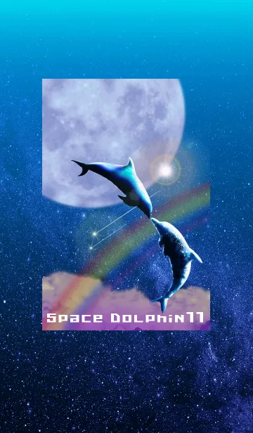 [LINE着せ替え] Space Dolphin 11の画像1