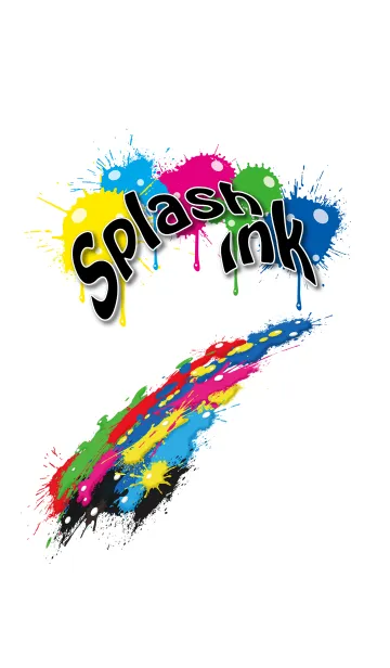 [LINE着せ替え] Splash Ink 2の画像1