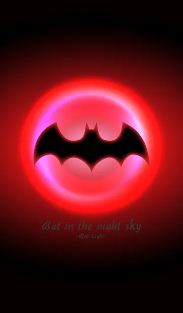 [LINE着せ替え] Bat in the night sky -Red Light-の画像1