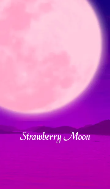 [LINE着せ替え] Strawberry Moon 4の画像1