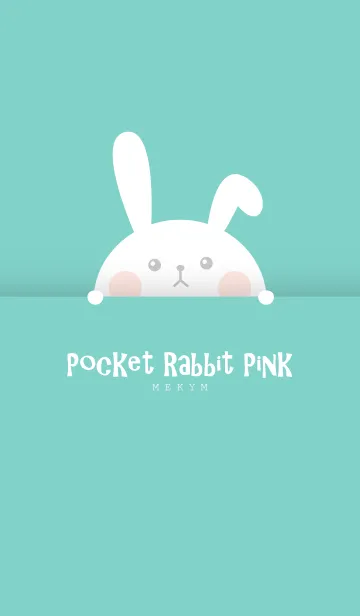 [LINE着せ替え] Pocket Rabbit -EMERALD-の画像1