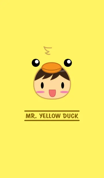 [LINE着せ替え] Mr. yellow Duckの画像1