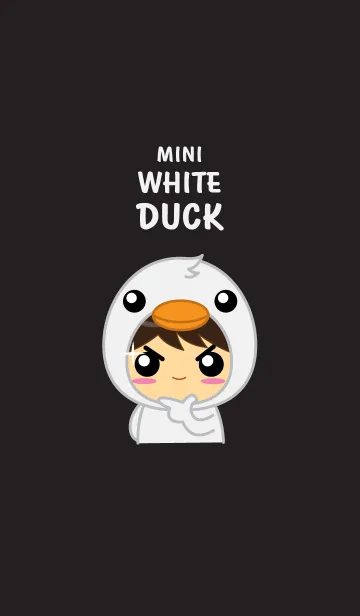 [LINE着せ替え] mini white Duckの画像1