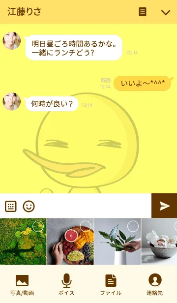 [LINE着せ替え] Single Duckの画像4