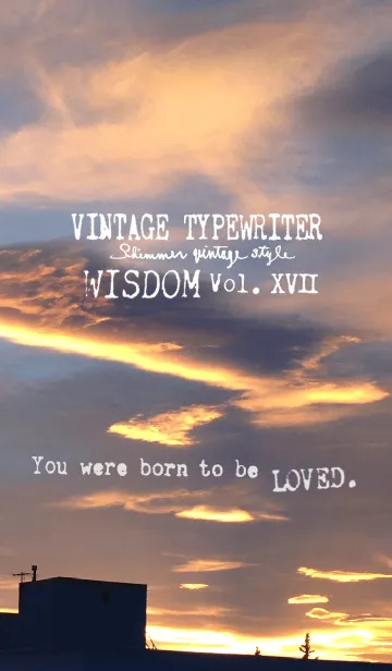 [LINE着せ替え] VINTAGE TYPEWRITER WISDOM Vol. XVIIの画像1