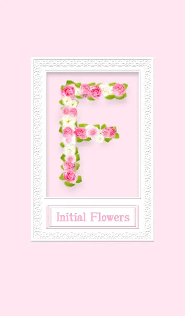 [LINE着せ替え] イニシャル F 薔薇の画像1