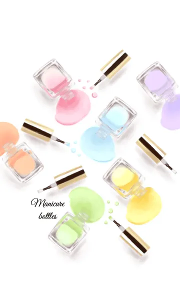 [LINE着せ替え] Manicure bottlesの画像1