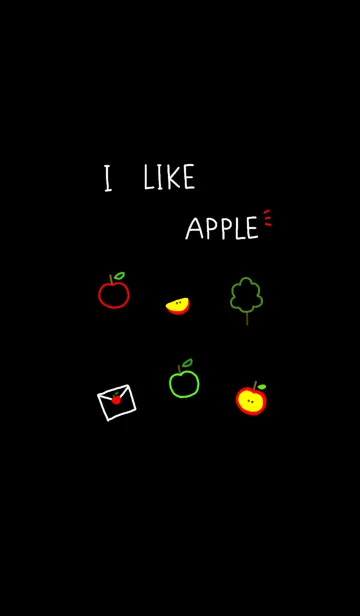 [LINE着せ替え] I LIKE APPLE2の画像1