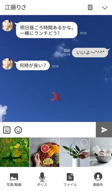 [LINE着せ替え] Red Planeの画像4