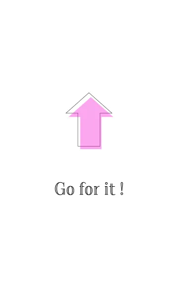 [LINE着せ替え] Go for it ！の画像1