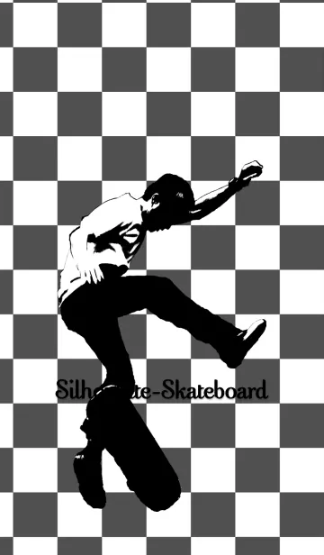 [LINE着せ替え] Silhouette-skateboardの画像1