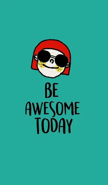 [LINE着せ替え] Molly, Be Awesome todayの画像1