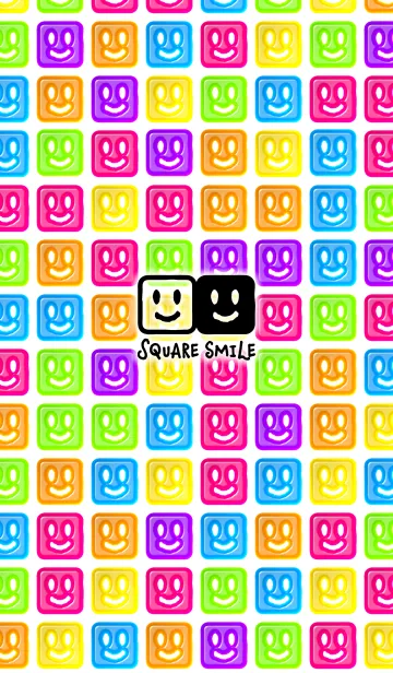 [LINE着せ替え] SQUARE SMILE <W>の画像1