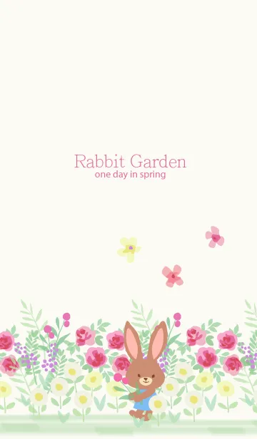 [LINE着せ替え] Rabbit Gardenの画像1