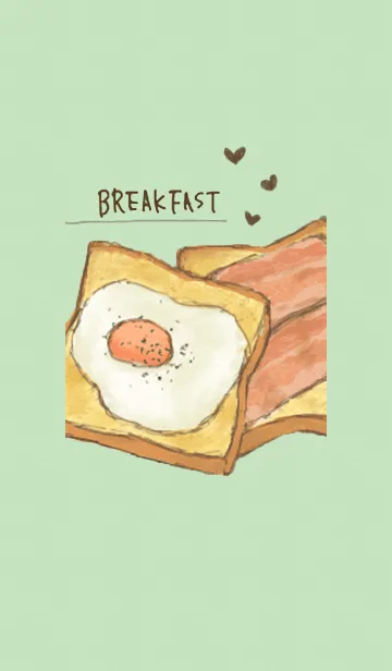 [LINE着せ替え] BREAKFAST ~TOAST~の画像1