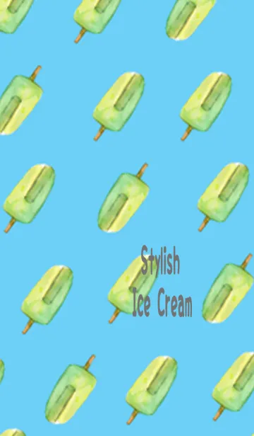 [LINE着せ替え] Stylish Ice Cream3の画像1