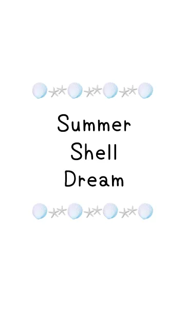 [LINE着せ替え] Summer Shell Dream...Buleの画像1