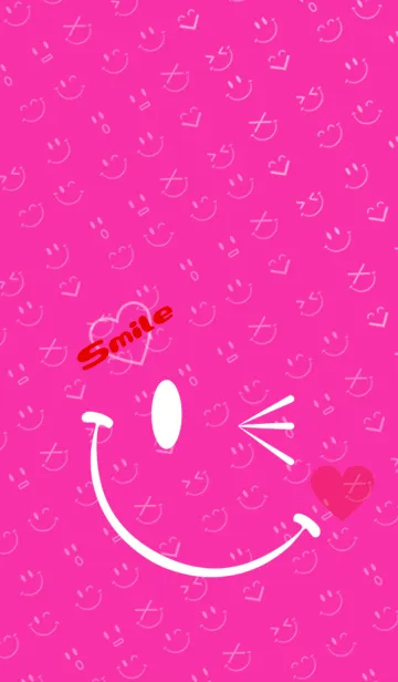 [LINE着せ替え] Smile ！！ PINK3の画像1