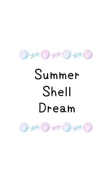 [LINE着せ替え] Summer Shell Dream...Colorfulの画像1