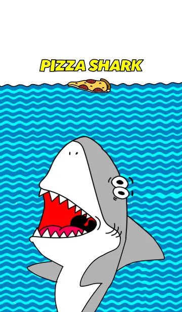 [LINE着せ替え] PIZZA SHARKの画像1