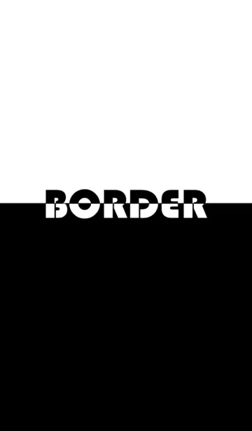 [LINE着せ替え] BORDER ~monotone~の画像1