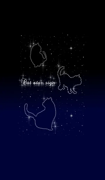 [LINE着せ替え] Cat star signの画像1