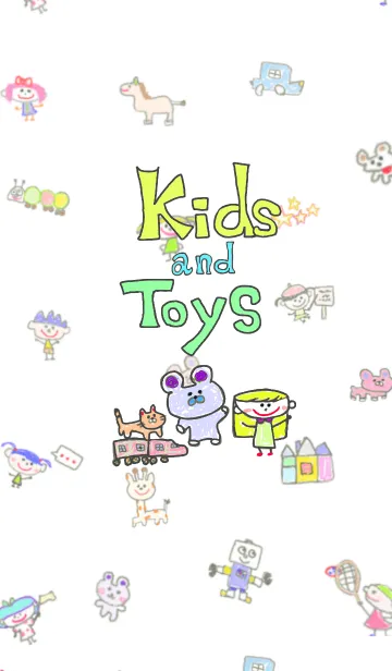 [LINE着せ替え] Kids and Toysの画像1