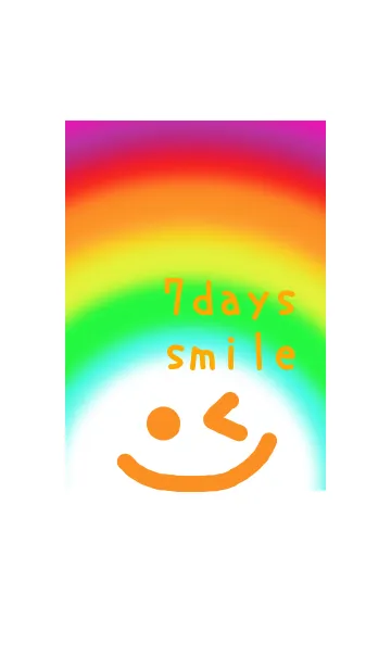 [LINE着せ替え] 7days smile orangeの画像1